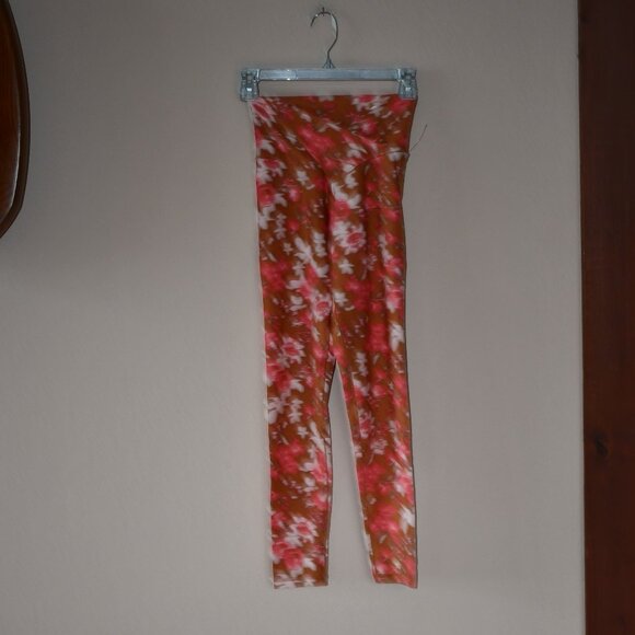 Offline by Aerie Real Me Multicolor Floral Fold over 7/8 Leggings Hi Rise Size M - Picture 1 of 6